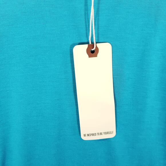 Lanston Tank Top Womens Small Bahamas Blue V Neck Spaghetti Strap Casual Shirt - Picture 6 of 6